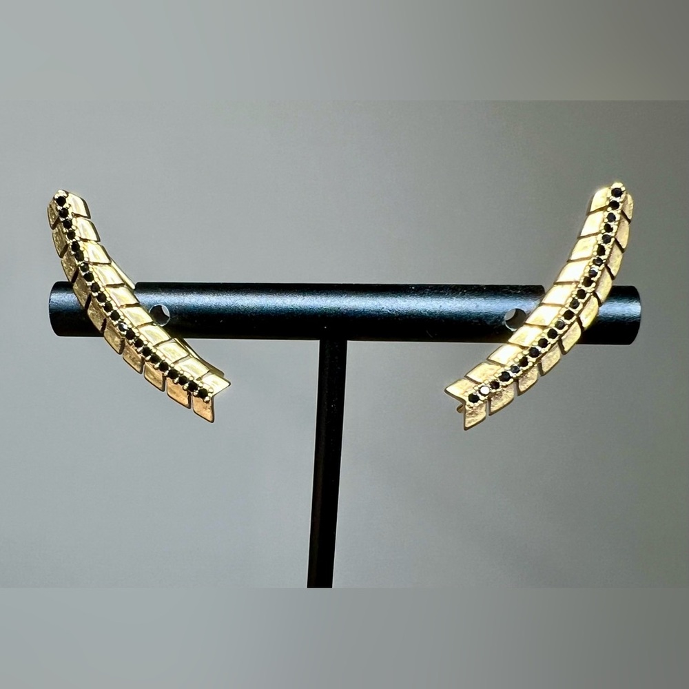 Stella & Dot Gilded Path Ear Climbers Earrings